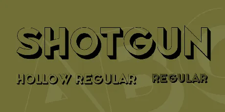 Shotgun font