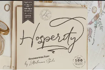 Hosperity font