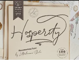 Hosperity font