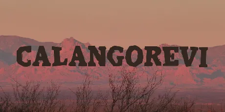 CalangoRevi font