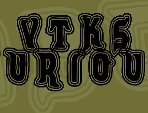 VTKS FURIOUS font