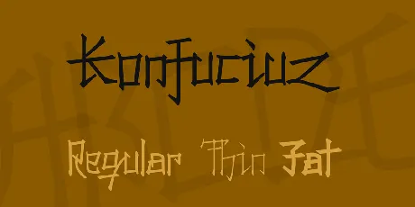 Konfuciuz font