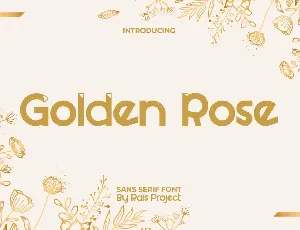 GoldenRoseDemo font