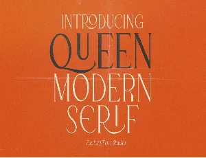 Queen Serif font