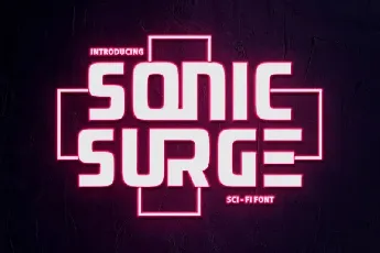 Sonic Surge font