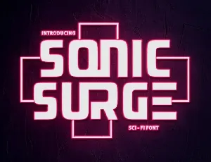 Sonic Surge font