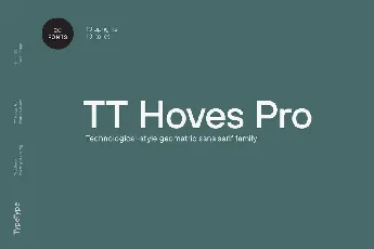 TT Hoves Pro font