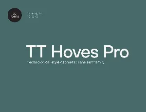 TT Hoves Pro font