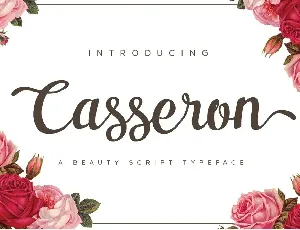 Casseron Script font