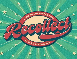 Recollect font