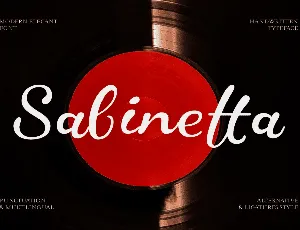 CF Sabinetta font