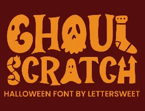 Ghoul Scratch Demo font