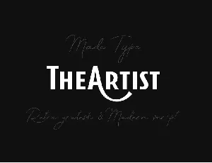 TheArtist font