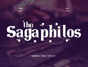 Sagaphilos font