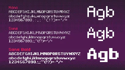 Pixeloid font