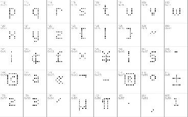 Enhanced Dot Digital-7 font