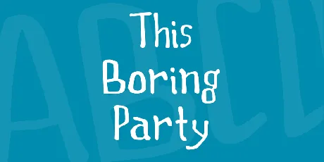 This Boring Party font