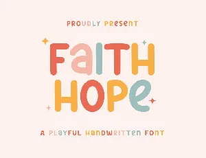Faith Hope font