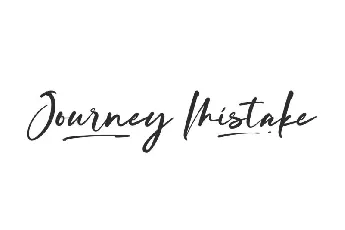 Journey Mistake font