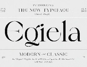 Egiela font