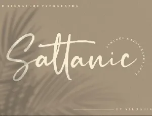 Sattanic Script font