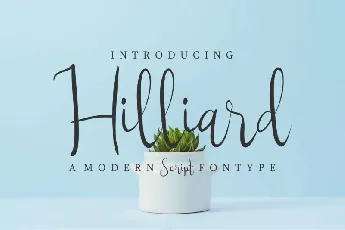 Hilliard Script font