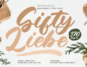 Gifty Liebe font