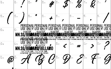 Belladio font