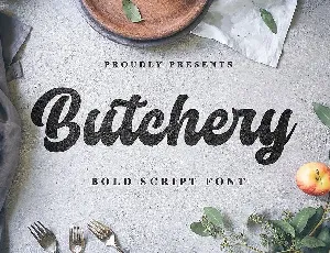 Butchery Script font