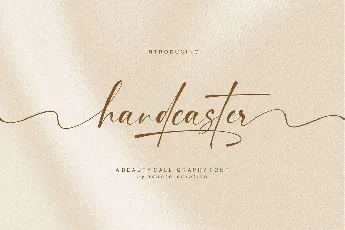 Handcaster font