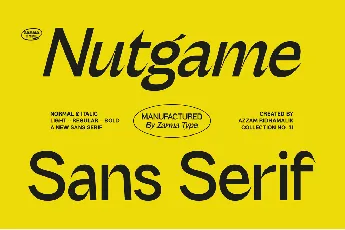 Nutgame DEMO font