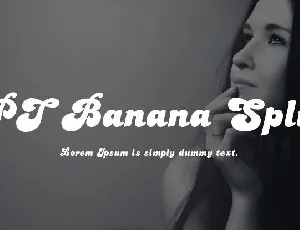 PT Banana Split font