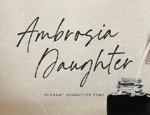 Ambrosia Daughter font