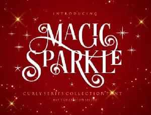 Magic Sparkle Display font