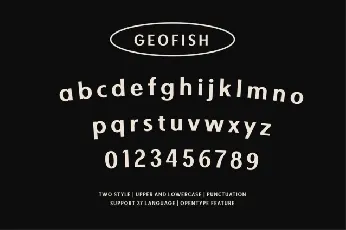 Geofish font