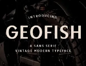 Geofish font