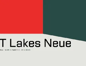 TT Lakes Neue Trial font