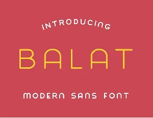 Balat font