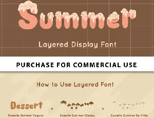 Sweetie Summer - Personal Use font