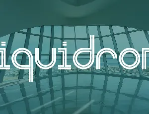 Liquidrom font