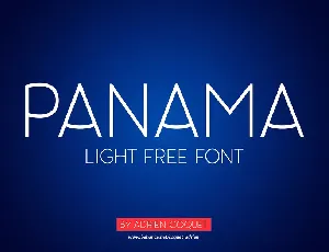 Panama font