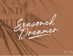 Seasoned Dreamer font