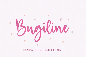 Bugiline font