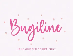 Bugiline font