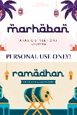 Marhaban font