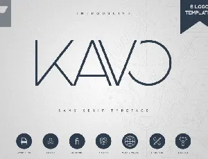 Kavo Sans Serif Typeface font