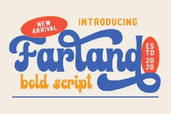 Farland Bold Script font