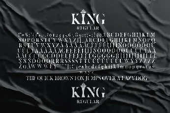 King font