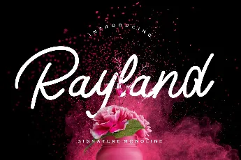 Rayland font