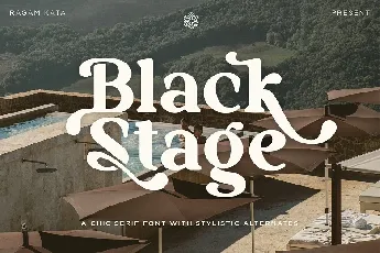 Black Stage font